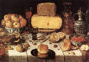 GILLIS, Nicolaes Laid Table dfh Spain oil painting artist